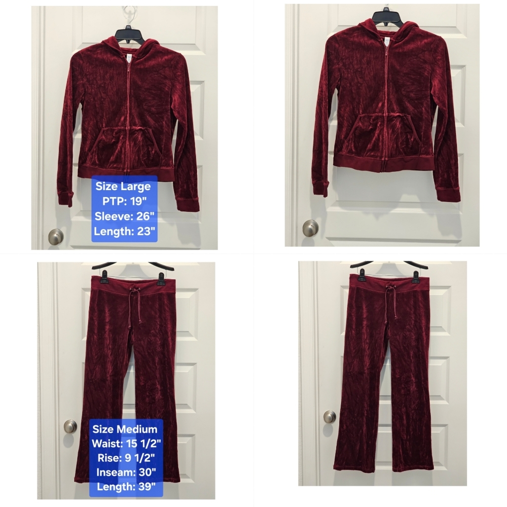 LFL 1982 Women's Hooded Jacket & Pant Set, GUC, Size Large/Size Medium